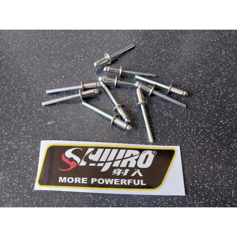 Paku rivet stainless untuk knalpot Shijiro harga 1biji 5k