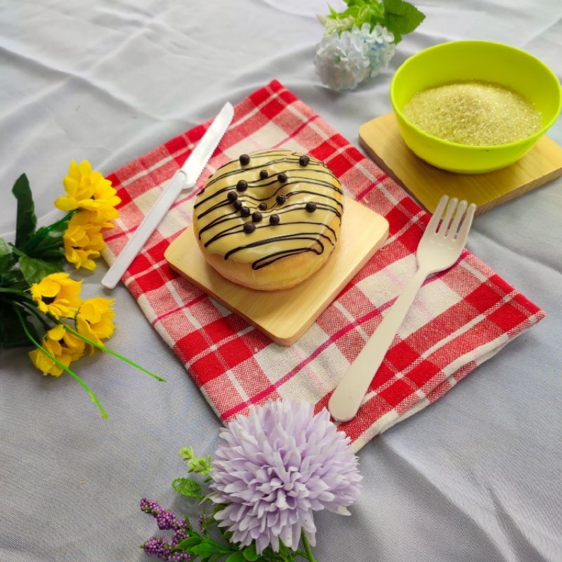 

Donat dengan toping glaze