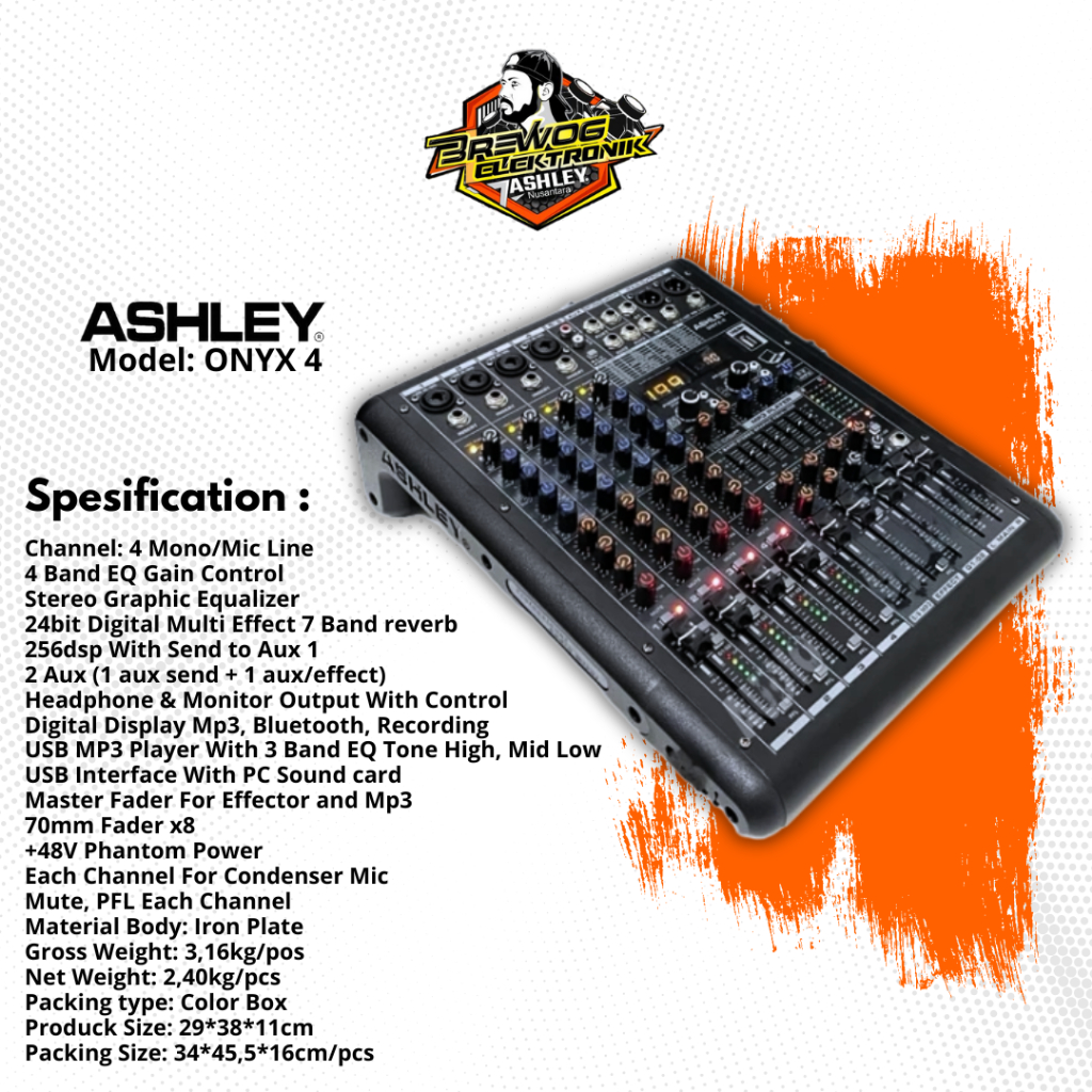 MIXER ONYX4 ASHLEY