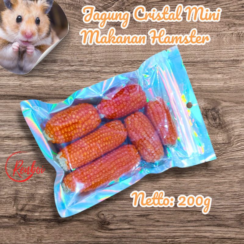 Makanan Hamster Jagung Cristal Kering 200 gram