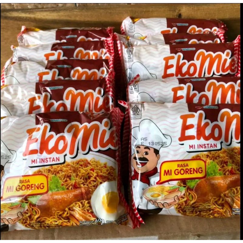 [20pcs/10pcs]Ekomi Mi Instan Rasa Mie Goreng Mi Viral