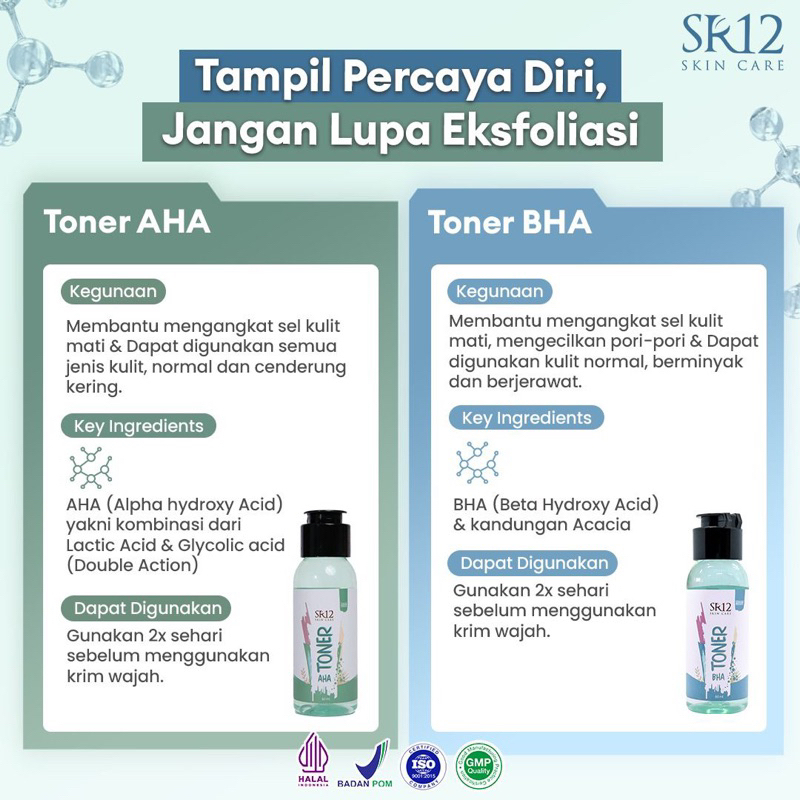 Toner BHA AHA