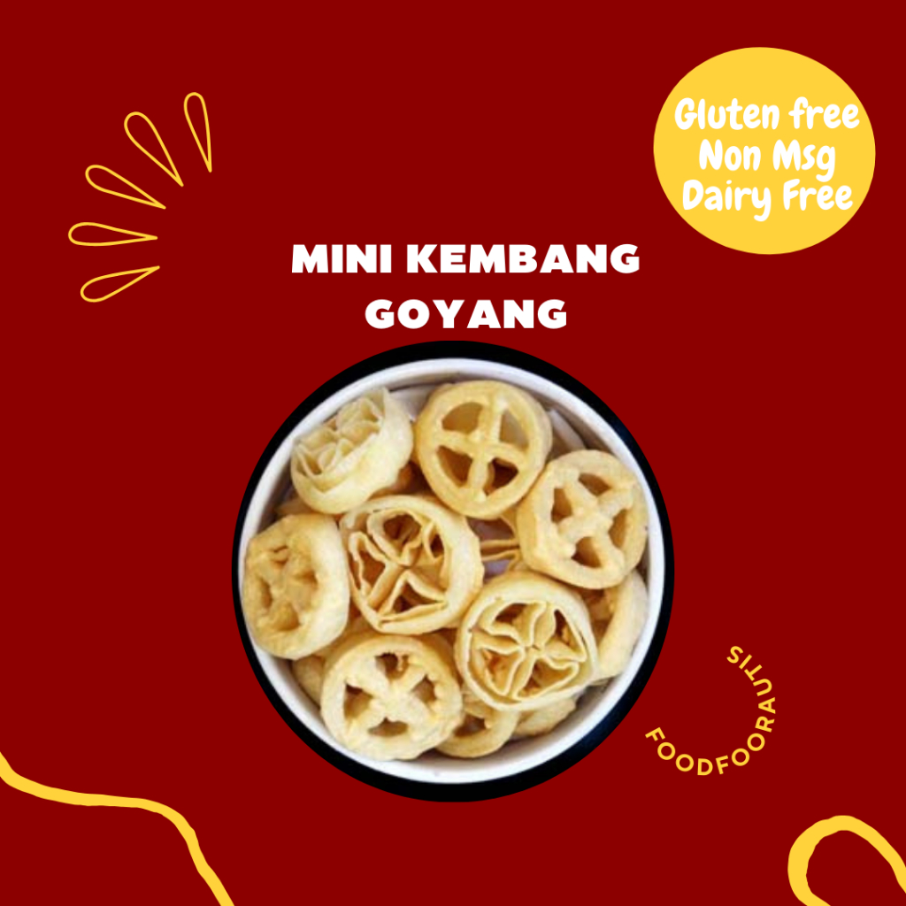 

Mini Kembang Goyang Non Telur Gluten Free Msg Free Snack Autisme