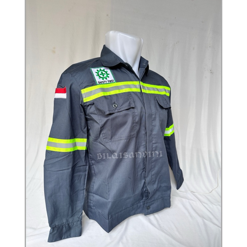 BEST SELLER WEARPACK ATASAN SAFETY/BAJU SAFETY/KAMEJA ATASAN SAFETY/BAJU LAPANGAN/BAJU TAMBANG