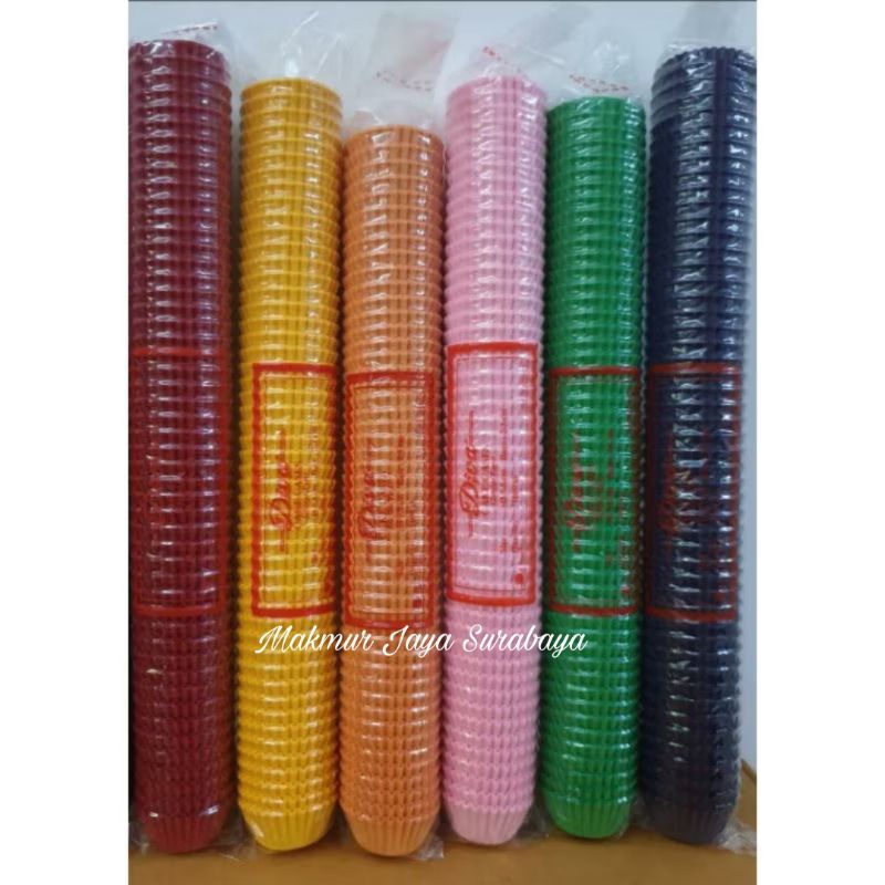 (1000 pcs) Cup Cake Case 5.5 Diva Warna/Diva Paper Cup Case Hitam 5.5 Colour/Paper Cup Nastar/Cup Ke
