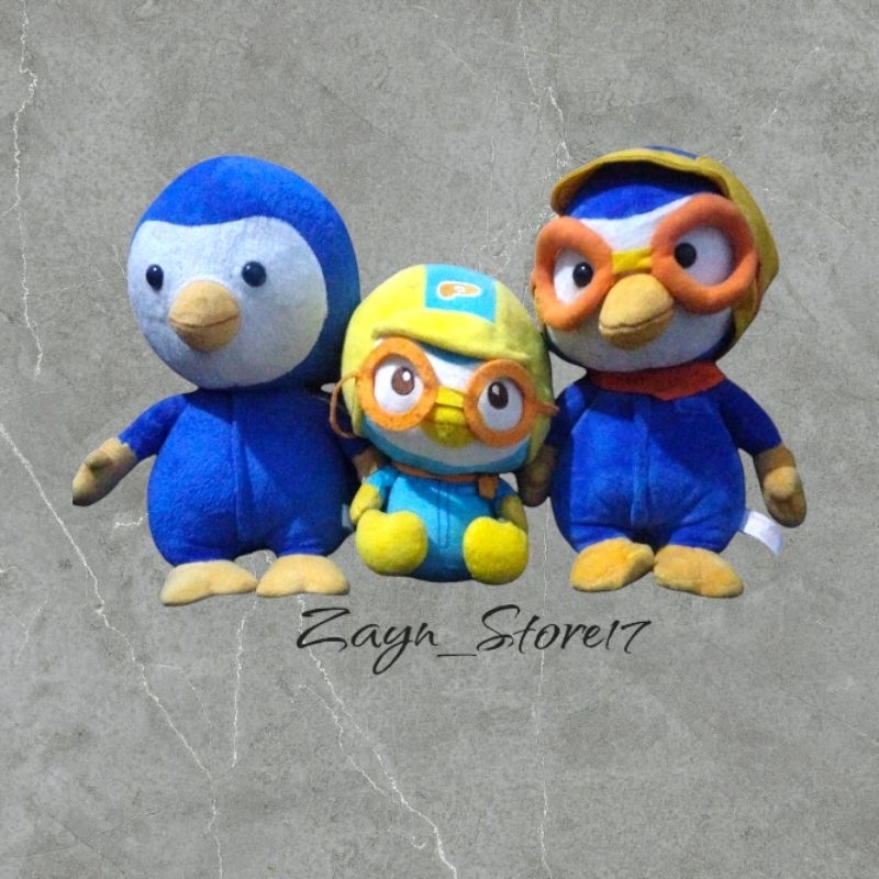 Boneka Pororo And Friend Edi Lupy Patty Poby Hery crong Lin3 Or1ginal PreLove