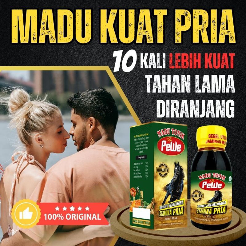 

Madu Tonik Pewe Ori Madukuat Herbal Rahasia Malam Hebat Stamina Pria Kuat Tahan Lama Di Ranjang 80ML