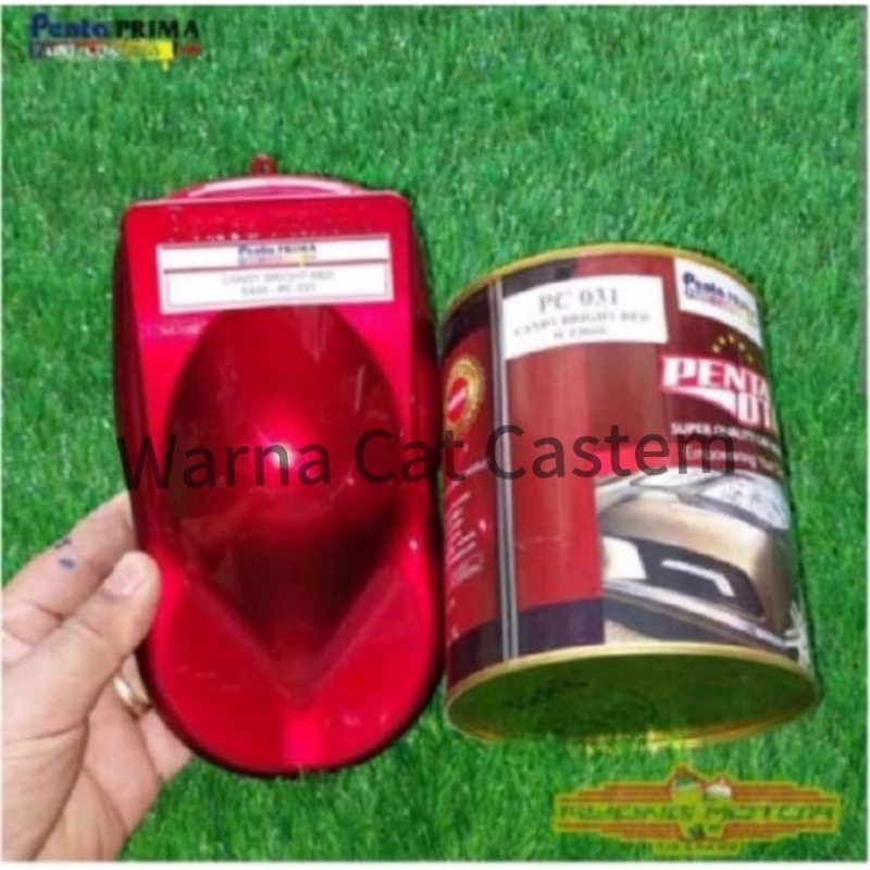 Cat Candytone Candy Bright Red PC 031 PU Penta Oto Candy Tone Merah