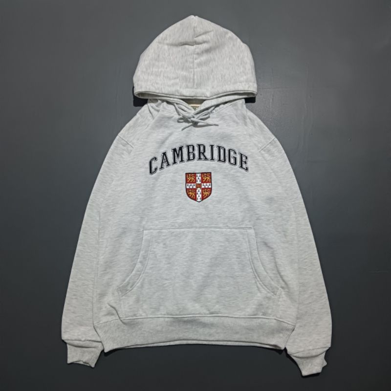 Jaket Hoodie Sweater Cambridge pria / wanita