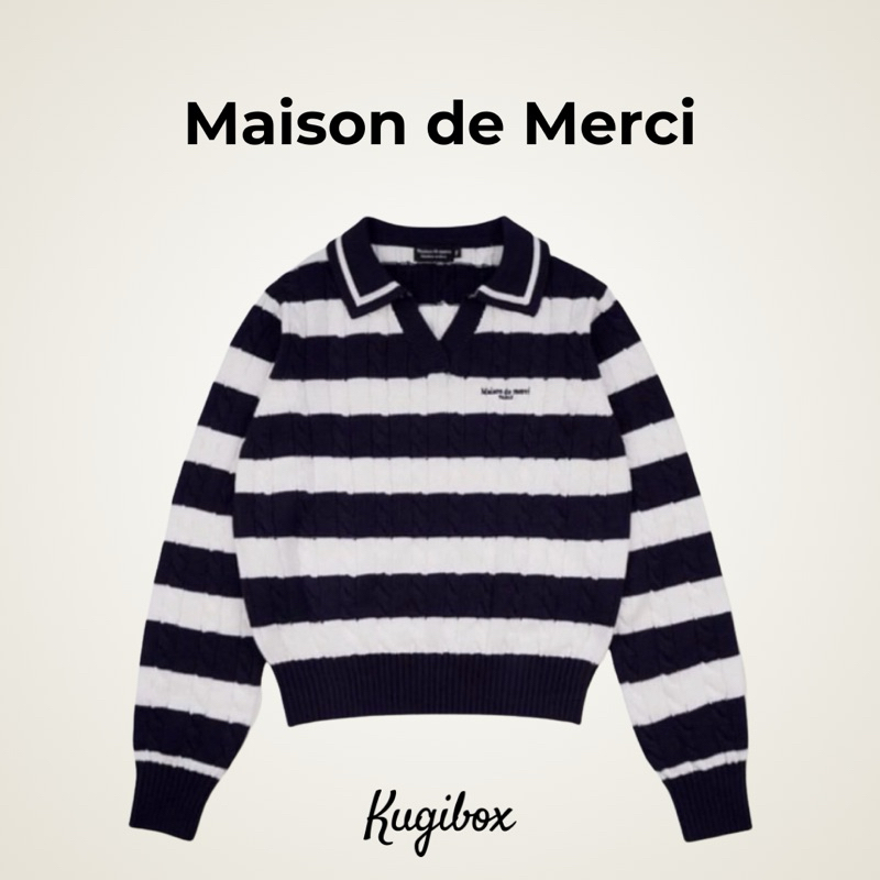 Maison de Merci Cardigan Knit Stripe