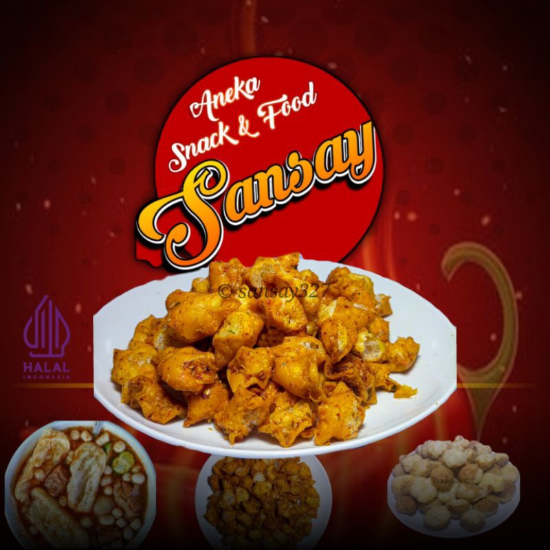 

siomay mini kering bumbu cabai daun jeruk 250gr