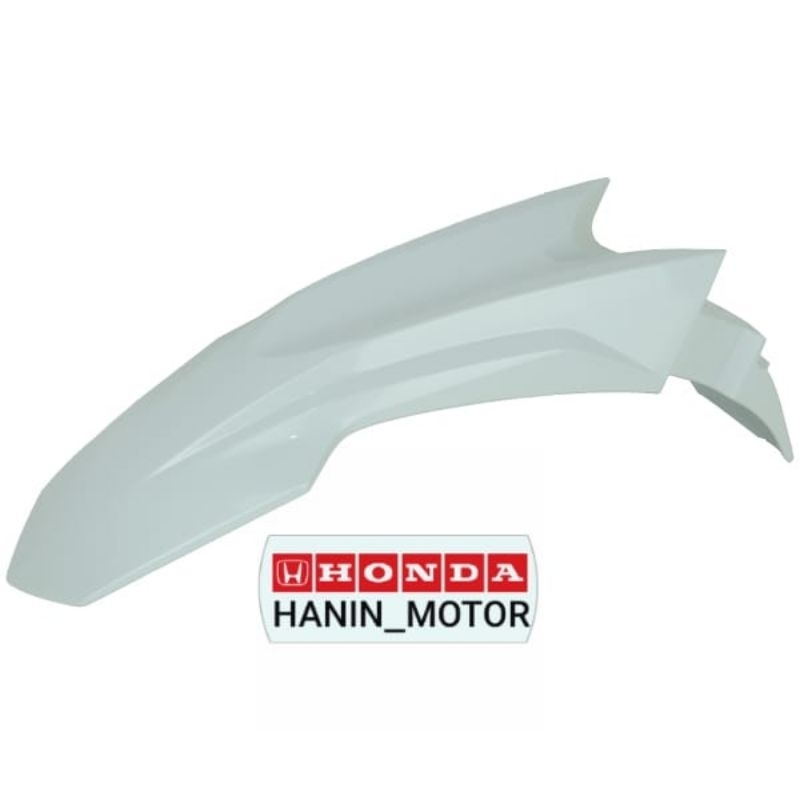 Spakbor Depan Putih Honda CRF150L K84 ORIGINAL 61100K84900ZC
