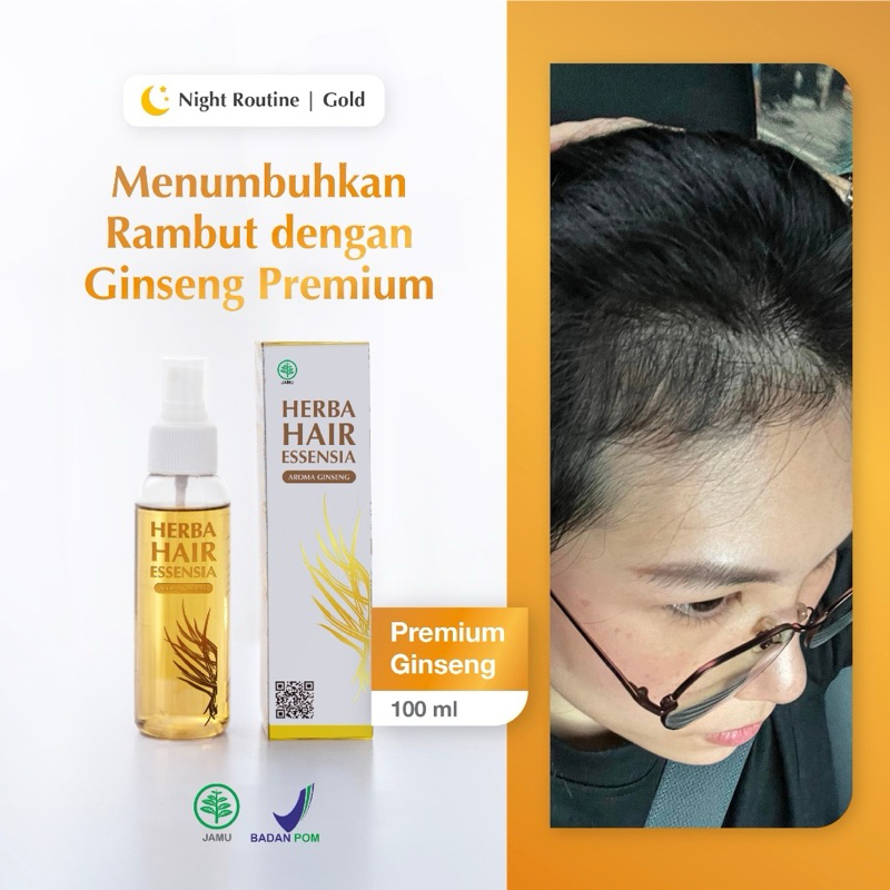 hair tonic essential gold / herba hair essential gold 100ml