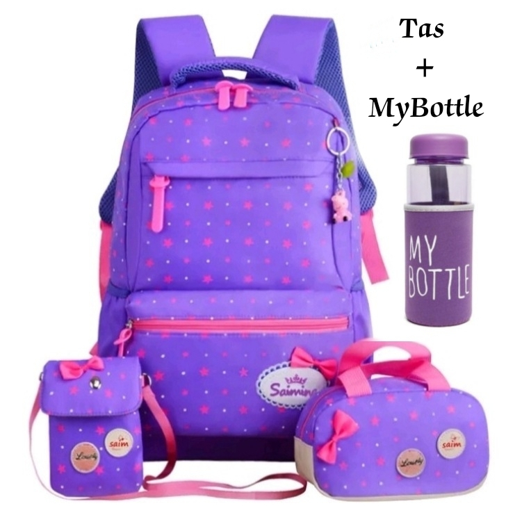 Martin [ COD ] Tas Lengkap 1 Set Anak Sekolah -Tas sekolaH anak perempuan tk sd kelas 123456 - Tas j