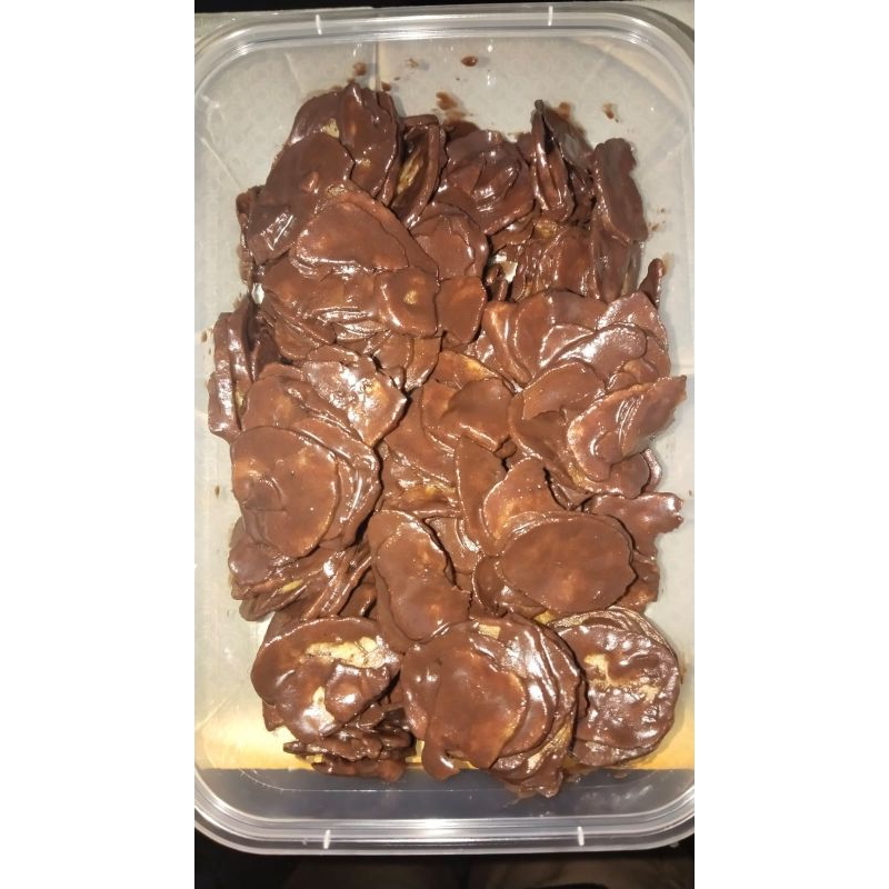 

keripik pisang Lumerrr coklat