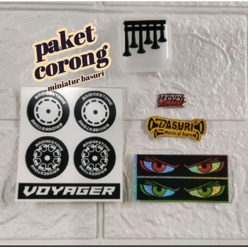 paket miniatur corong bus basuri v2