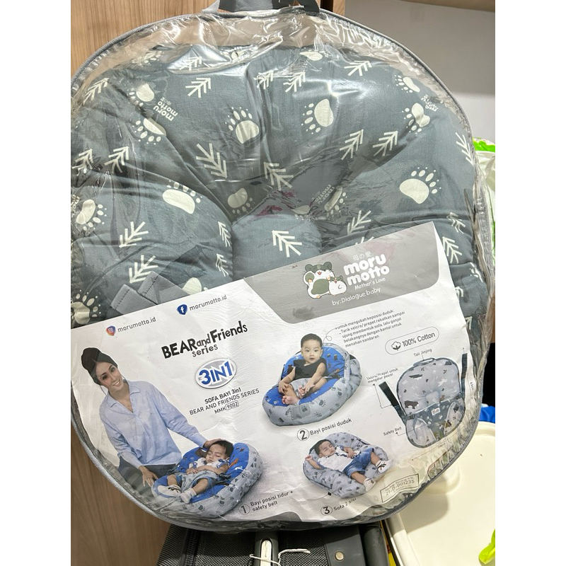 sofa bayi 3in1 moru motto by dialogue baby series bear and friend