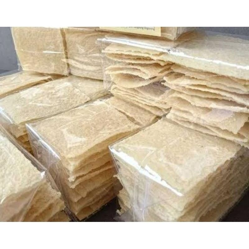 

Kerupuk Beras / Lempeng Beras / Kerupuk Gendar Mentah 1 Kg