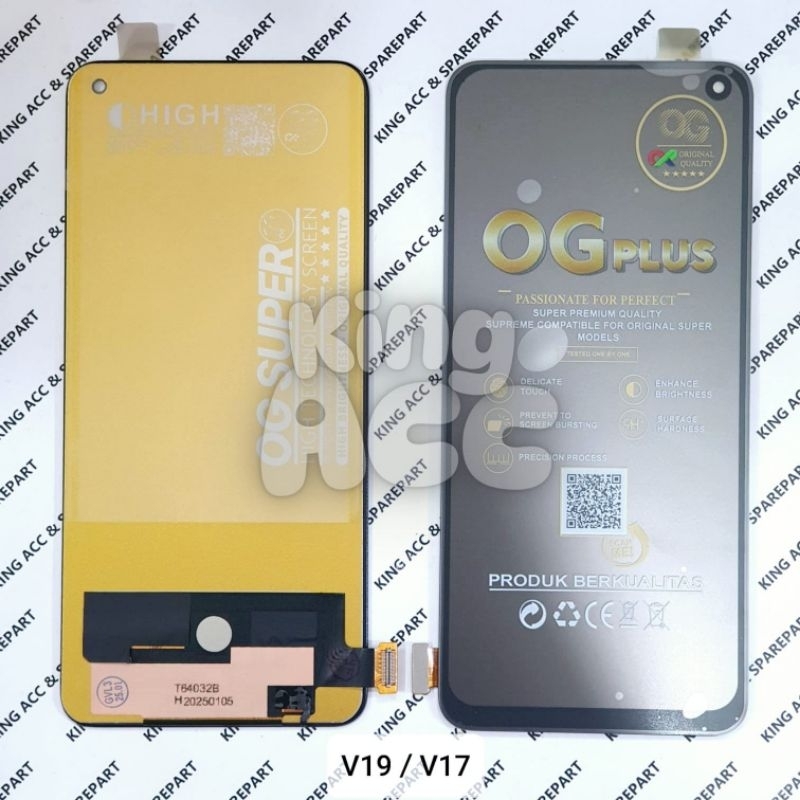 NEW OG SUPER LCD TOUCHSCREEN VIVO V17 / V19 NEO / V19 INDONESIA / IQOO3 BLACK XJE INDONESIA