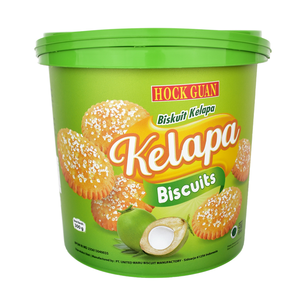 

Biskuit Kelapa HOCK GUAN Coconut Biscuits 300 Gr