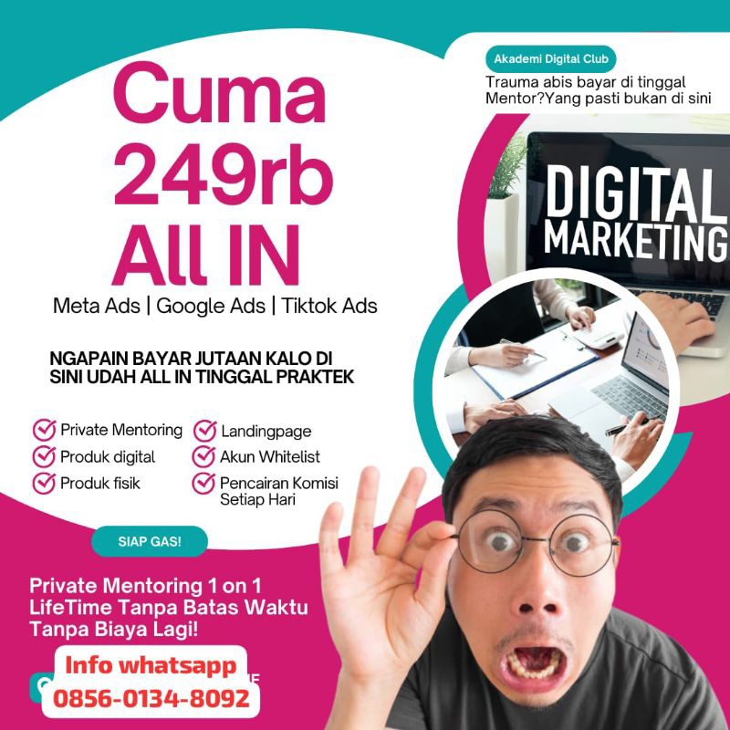 Kelas Akademi Digital Club Kelas Affiliate kelas digital marketing