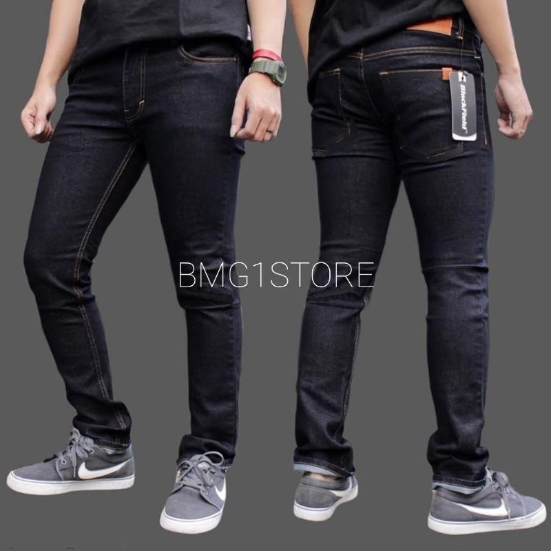 CELANA JEANS JUMBO PRIA/JEANS SLIMFIT UKURAN BESAR ORIGINAL 27-42/CELANA BIG SIZE PRIA MELAR