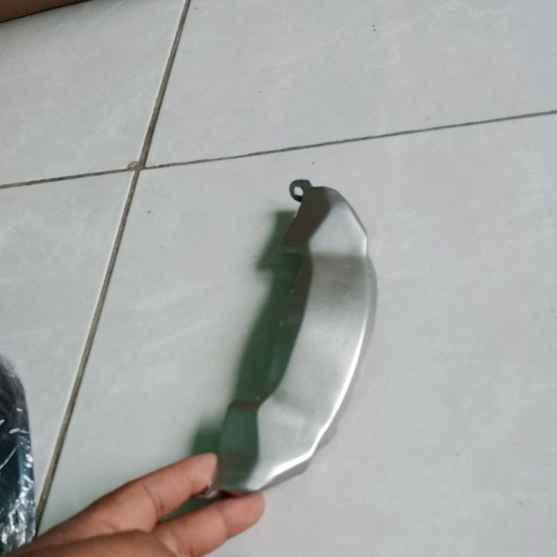 dagu bawah lampu pcx 150 non original silver