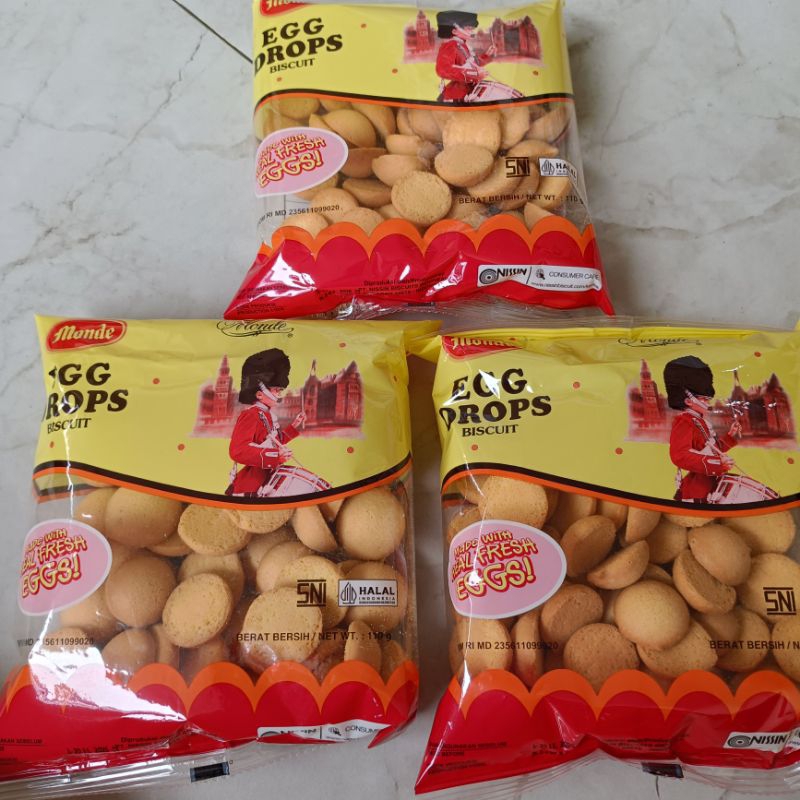 

Monde Eggs Drops Biscuit Made with Real Free EGGS!