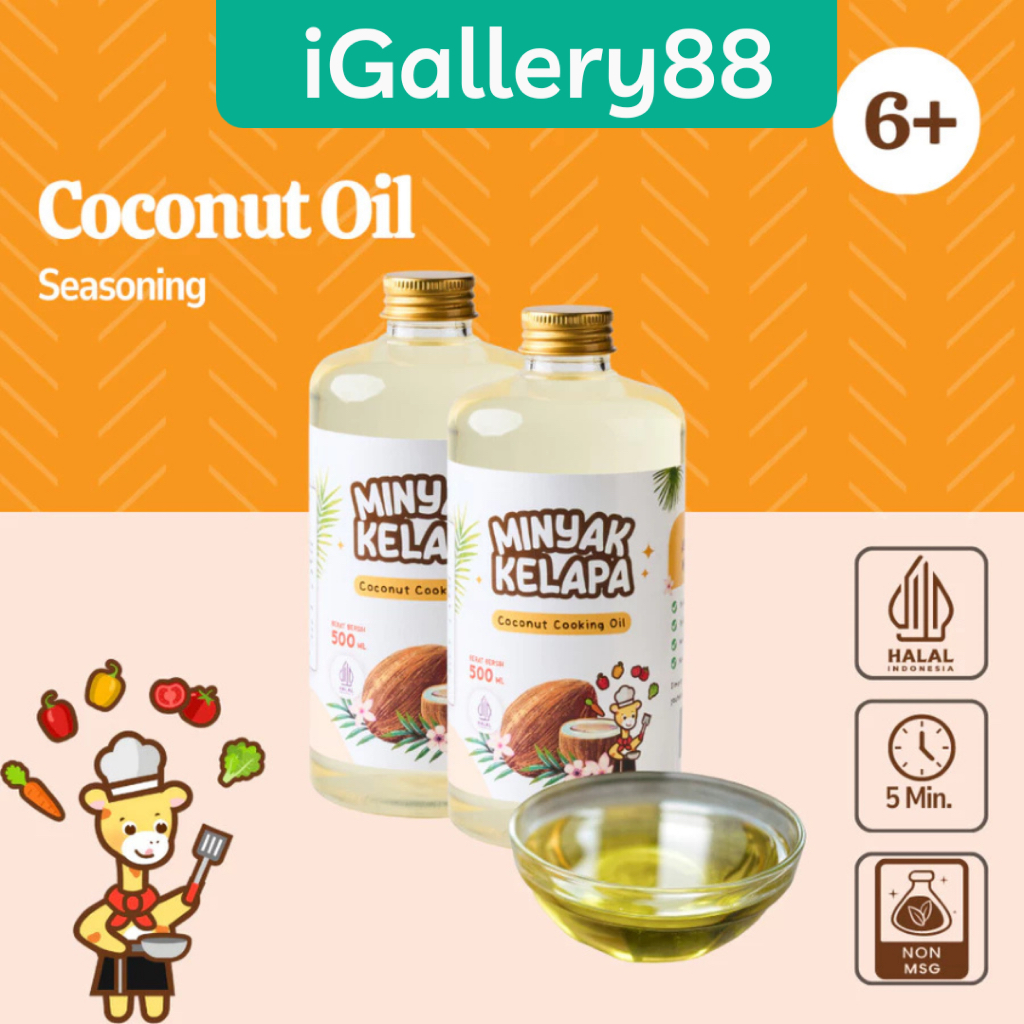 

Plum & Blum Coconut Cooking Oil Minyak MPASI BB Booster 500 ml