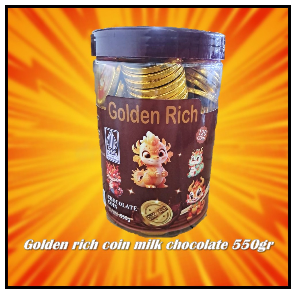 

Golden rich coin milk chocolate 550gr
