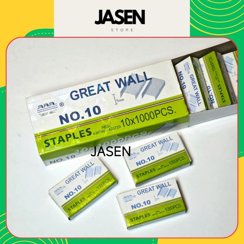 

Isi Staples No 10 Great Wall