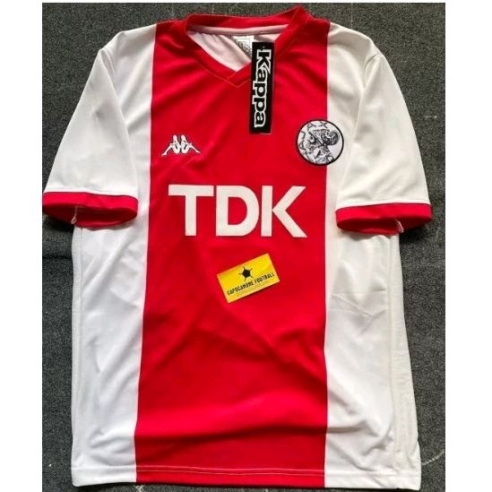 BAJU Jersey Ajax RETRO 1986 86 1987 1988 88 1990 90 1989 89 Blokecore skena
