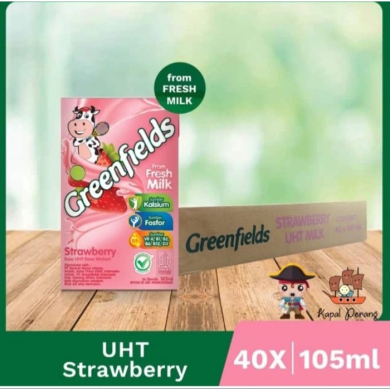 

Greenfields UHT Chocolate/ Strawbery 105 mL x 1 Karton (40 PCS)