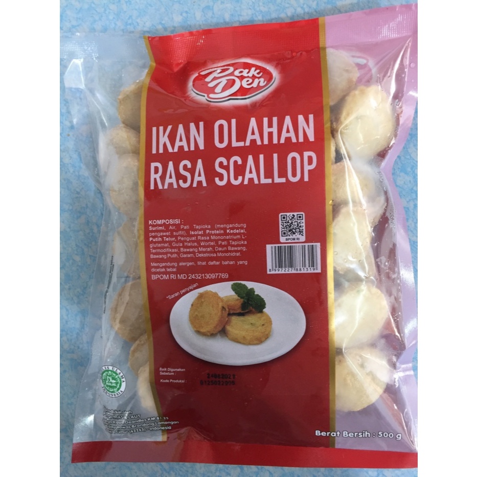 

Pak Den Scallop Ikan 500gr