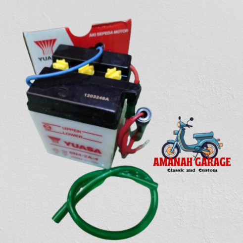 Aki accu honda win 100 win100 6v