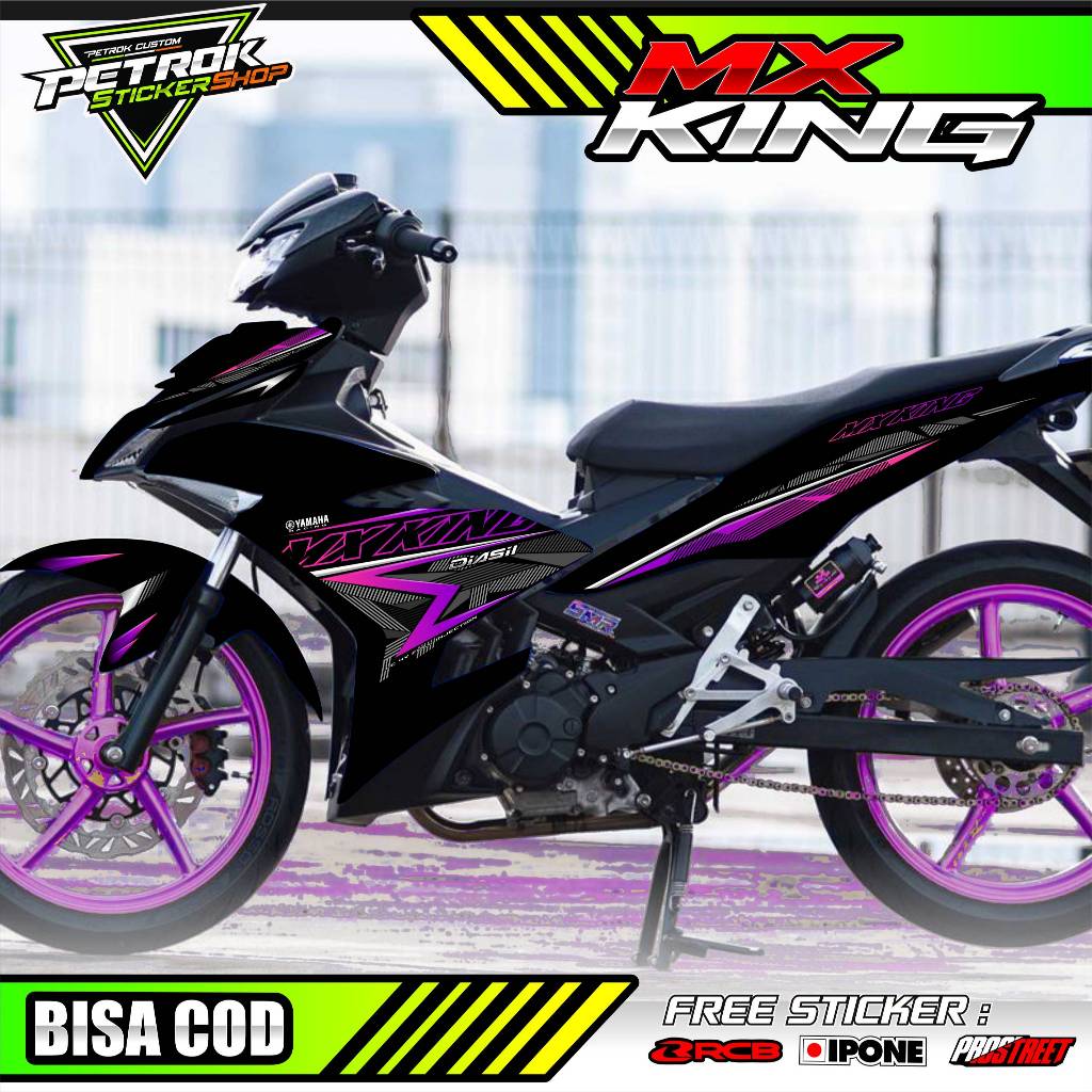 STRIPING VARIASI YAMAHA MX KING / STICKER LIST VARIASI MOTOR YAMAHA MX KING