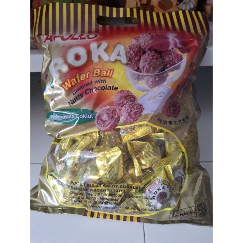 

Roka kemasan 300gram isi 50