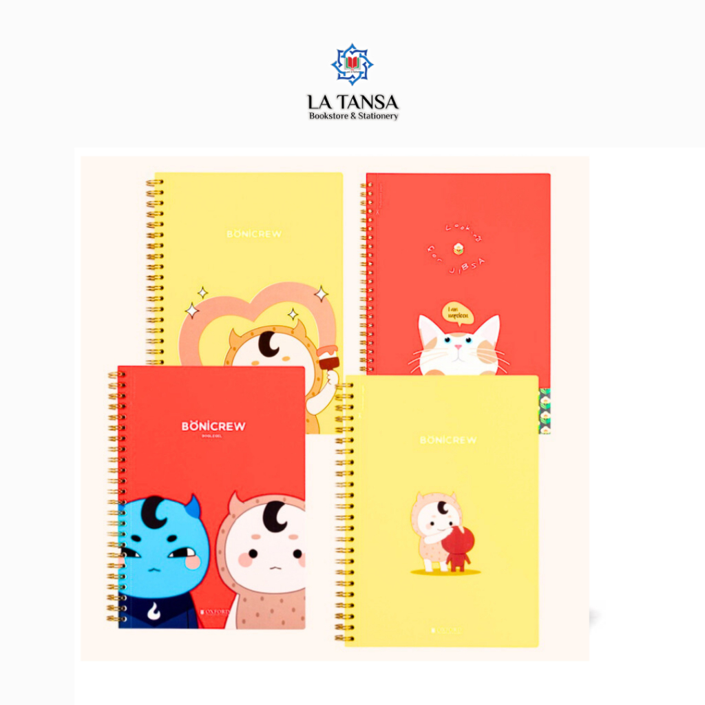 

NOTEBOOK OXFORD BONICREW SPIRAL A5 80" DR02A5-02