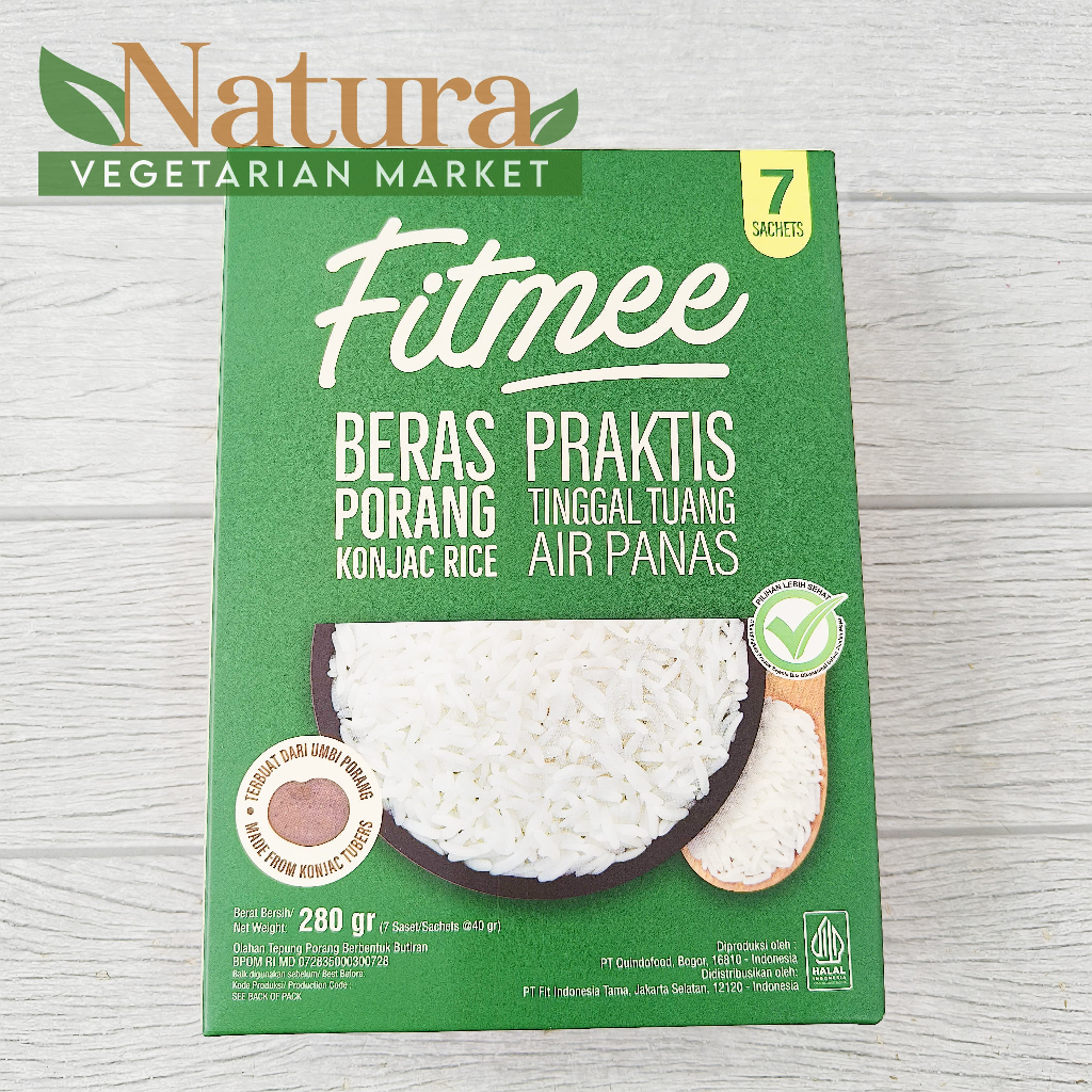 

Fitmee Beras Porang Kojac Rice Kemasan Praktis 280 gram