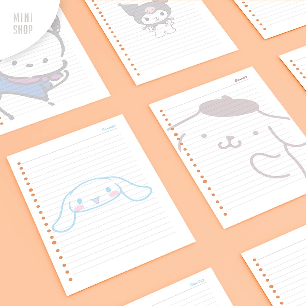 

Isi Binder A5 Sanrio ( Cinnamoroll Kuromi Hello Kitty My Melody Pompompurins loose leaf aesthetic notebook planner buku diary notes ring book buku weekly monthly yearly agenda journal aestetik lucu murah kawaii minimalist korea refill ) STA