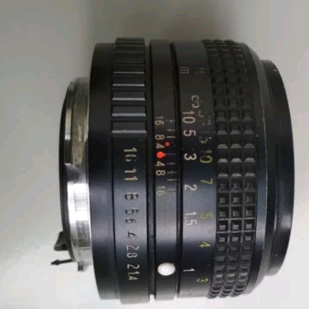 Lensa fix manual Rikenon 50mm f1.4