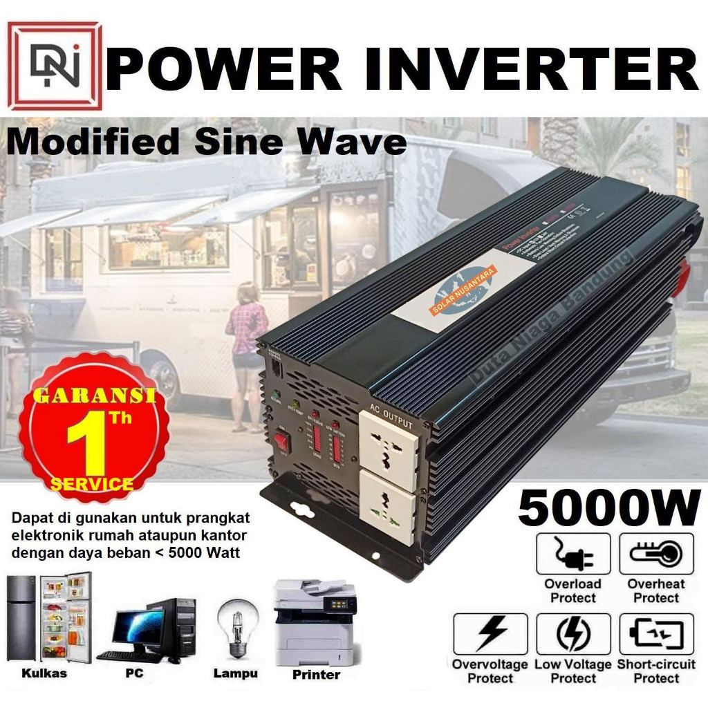 Power Inverter 5000 Watt 24Vdc Solar Nusantara Inverter 5000W