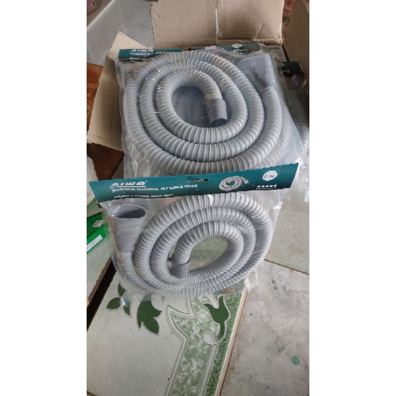 Selang Mesin Cuci Fleksibel AIWO 2.meter/ Washing Machine Flexible Hose