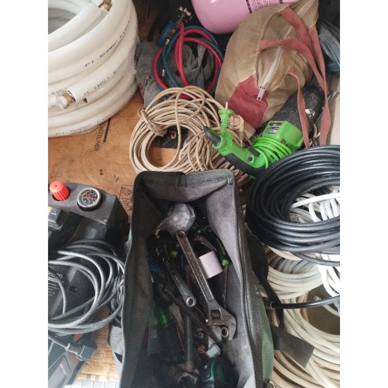 Pasang ac paket bahan2 pemasangan ac+vakum