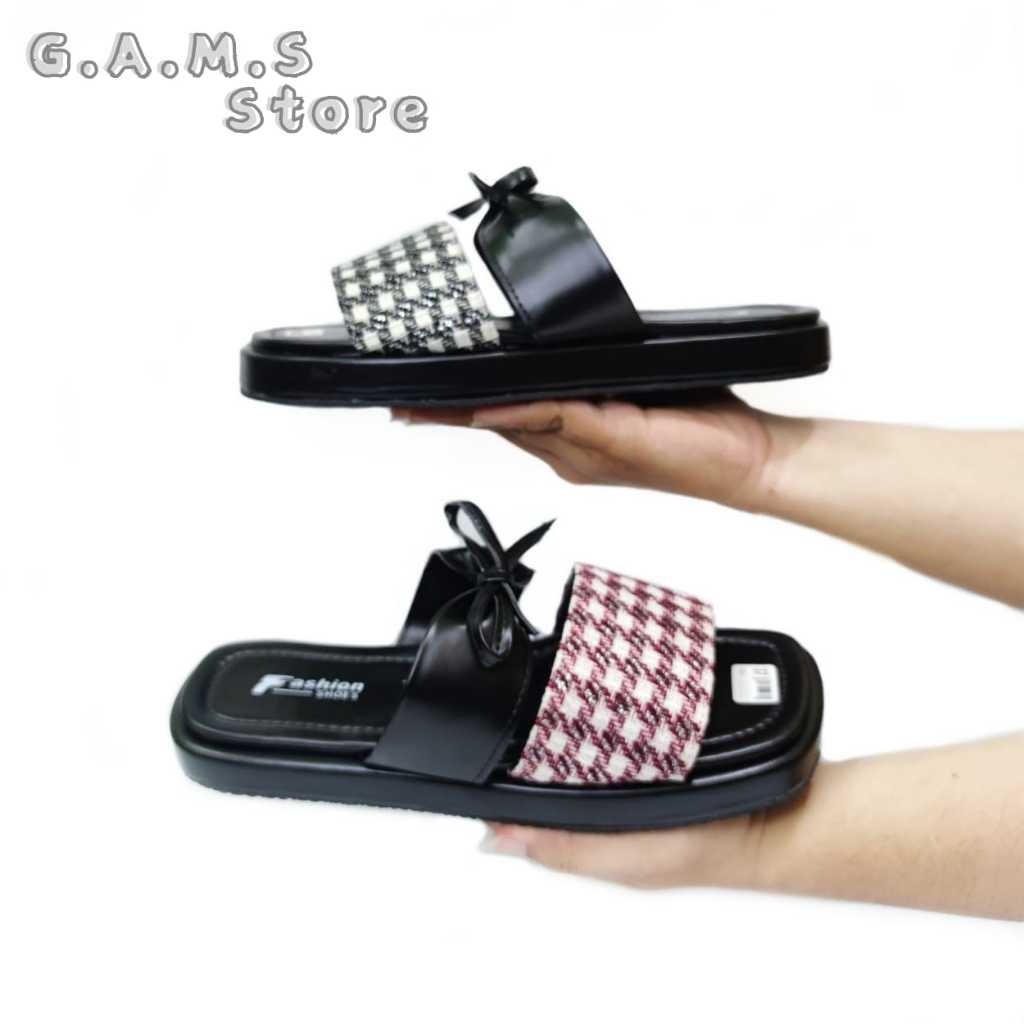 RAMADHAN SALE...  SANDAL PLATFORM  WANITA KOREAN STYLE TINGGI 2CM SANDAL PLATFORM TRENDY SLOP KAYLA