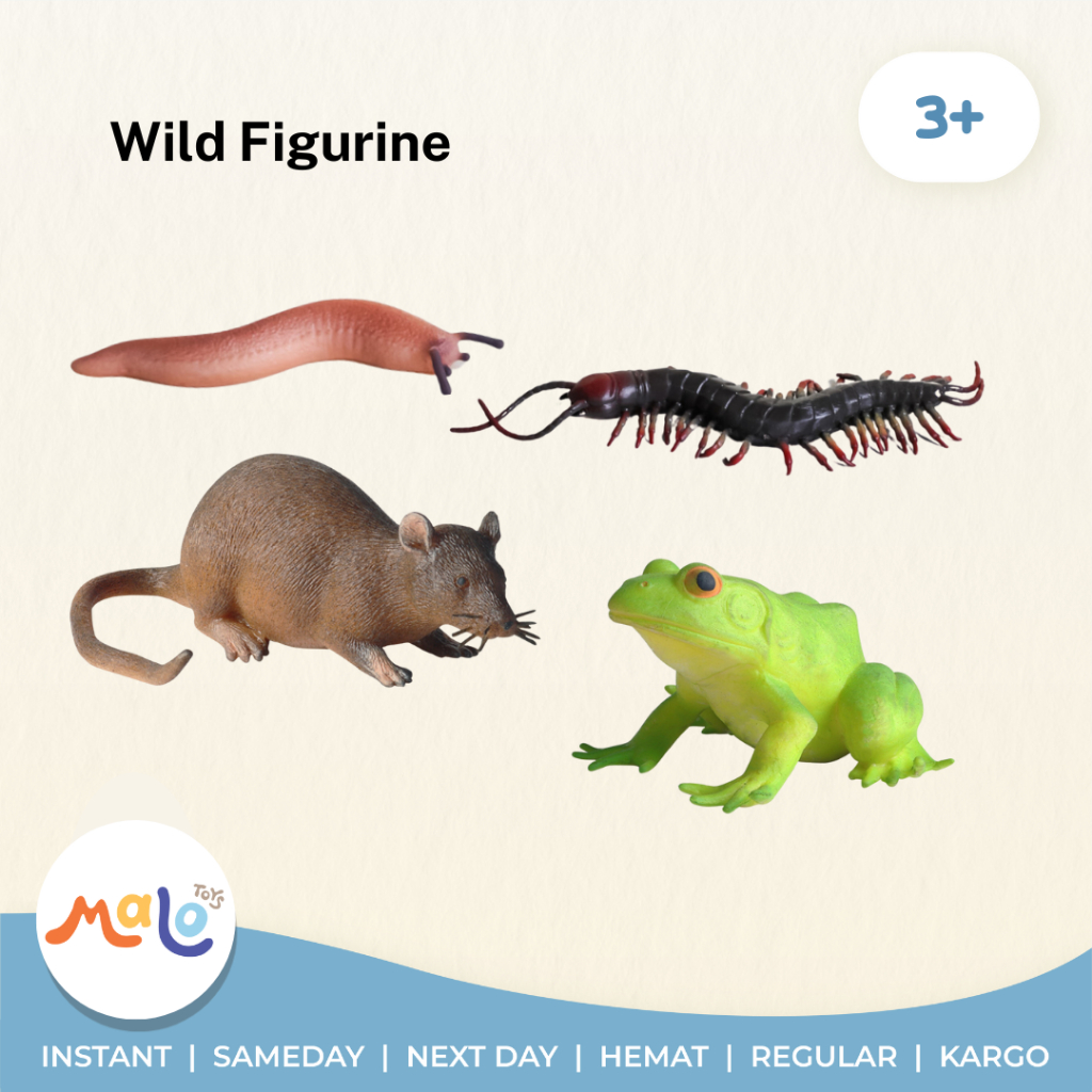MALOTOYS - Wild Figurine TPR Type Soft Model Figure Mainan Figur Binatang Bisa Dipencet Squishy Mont