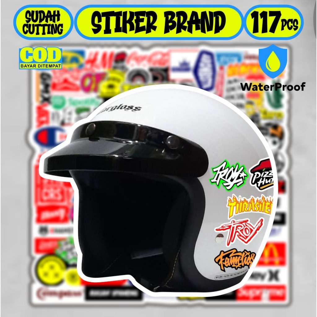 

117 pcs stiker pack mini colorfull sudah terpotong tinggal tempel waterproof