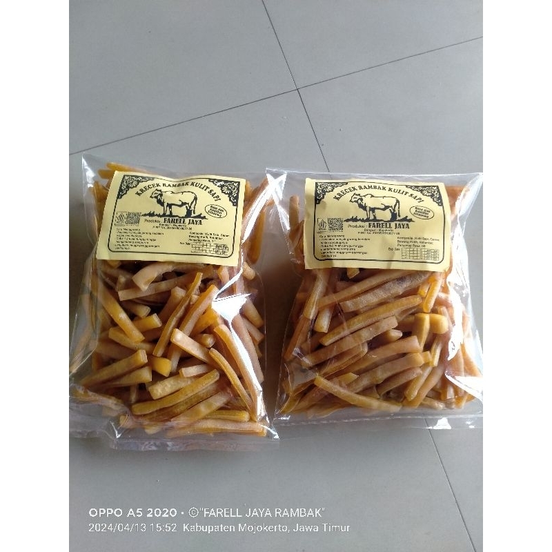 

(promo)krecek rambak kulit sapi stik super kemasan 1 kg