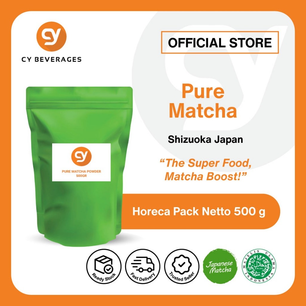 

CY Pure Matcha 500g - 100% Pure Matcha Green Tea Powder