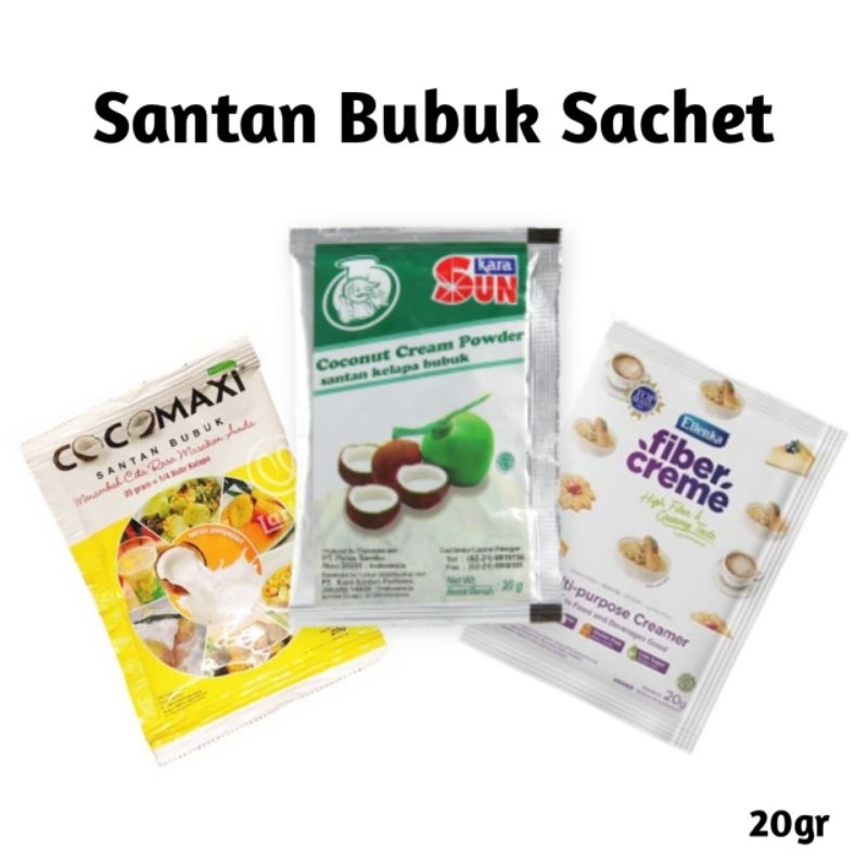 

Santan Bubuk Sun Kara / Cocomaxi / Fiber Creme 20gr